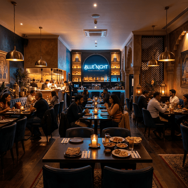 Blue Night Restaurant Signature Ambience
